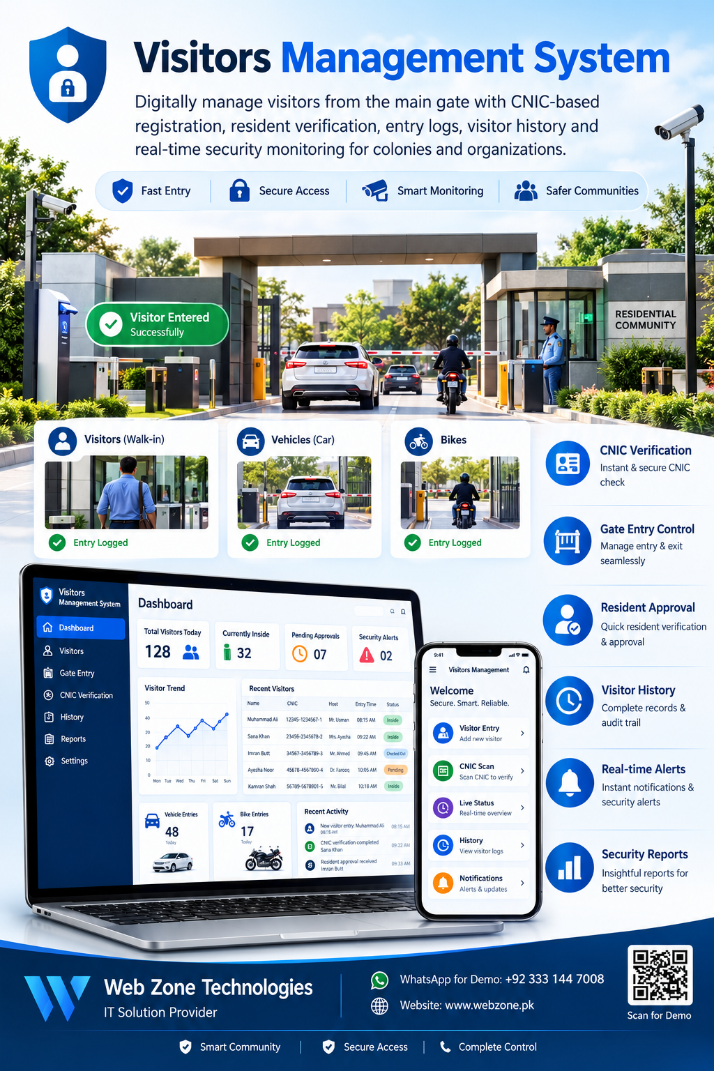 Visitors Management System