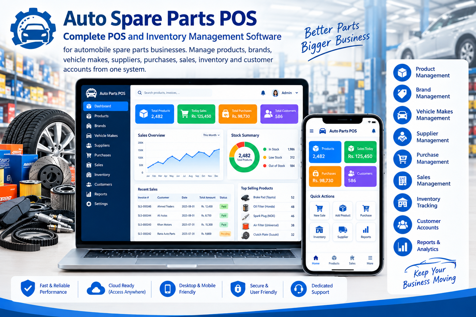 Auto Spare Parts POS